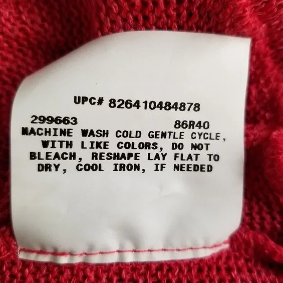 AGB Women's Coral Cardigan Size Small - Picture 6 of 6